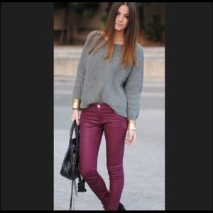Coated Skinny Jeans
